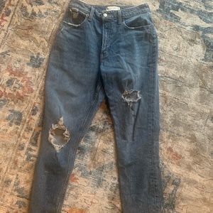 Abercrombie MOM JEANS HIGH RISE